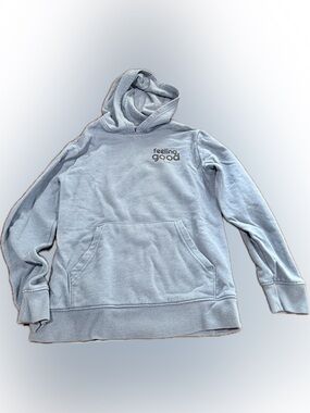 Cat & Jack Light Blue "Feeling Good" Hoodie